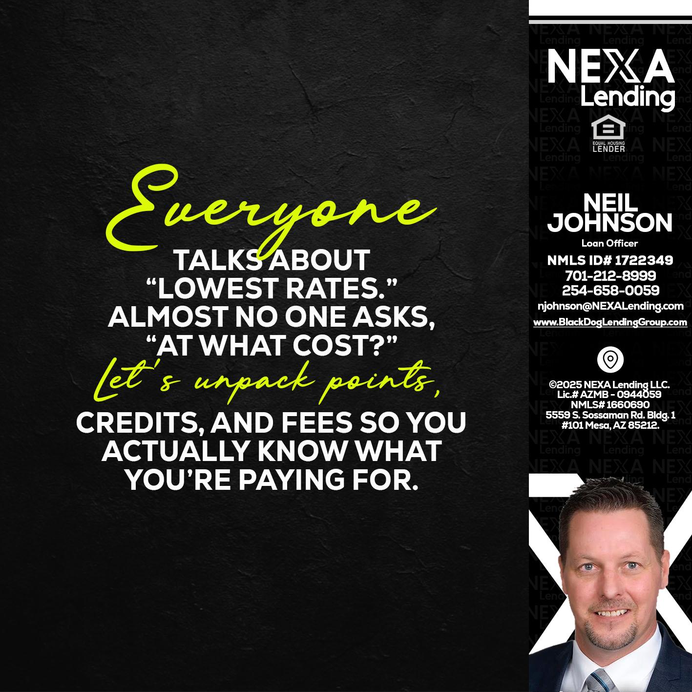 EVERYONE - Neil Johnson -Branch Manager