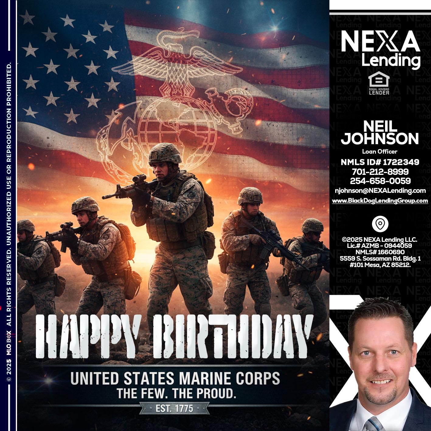 happy birthday - Neil Johnson -Branch Manager