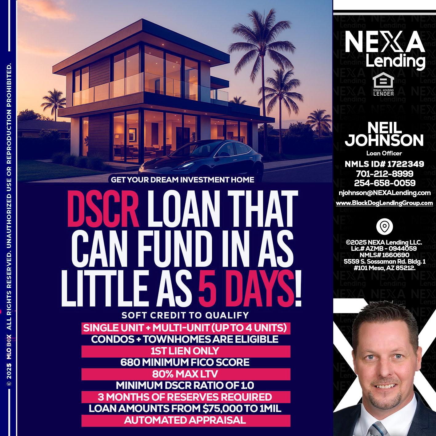 DSCR - Neil Johnson -Branch Manager