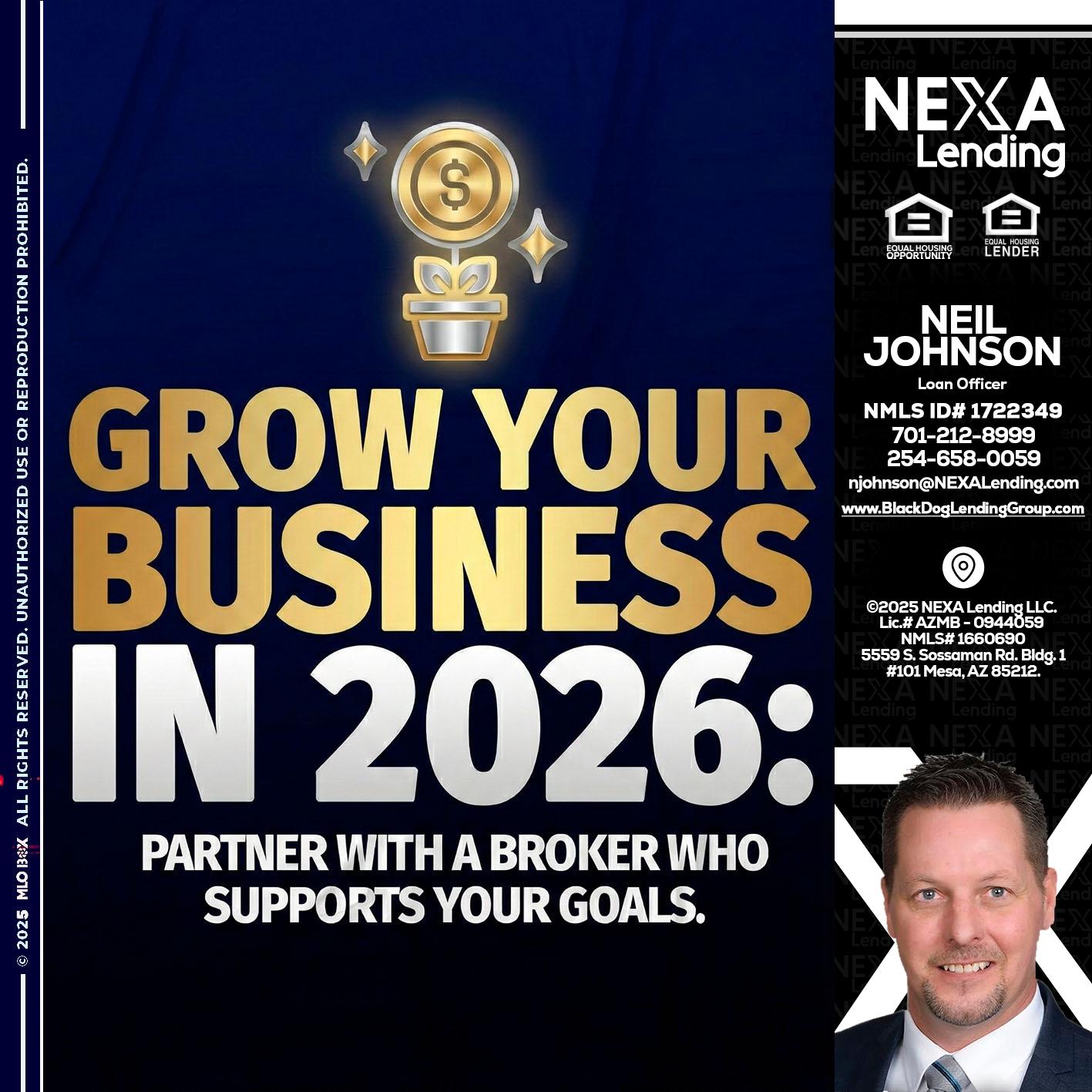 GROW YOUR BUSINESS - Neil Johnson -Branch Manager