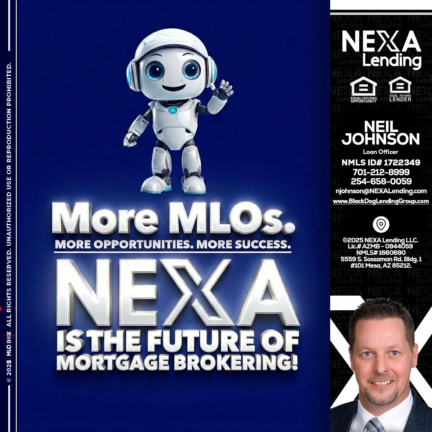 MORE MLOs - Neil Johnson -Branch Manager