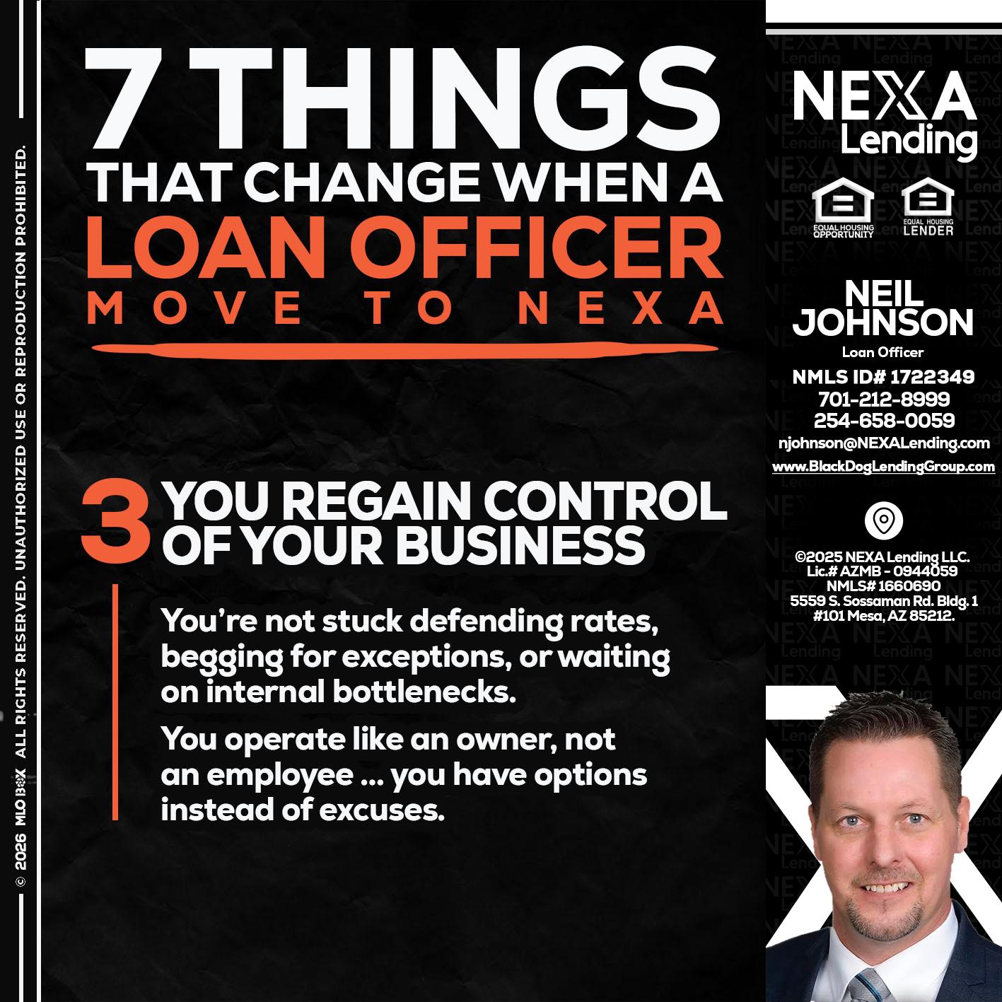 7 things (3) - Neil Johnson -Branch Manager