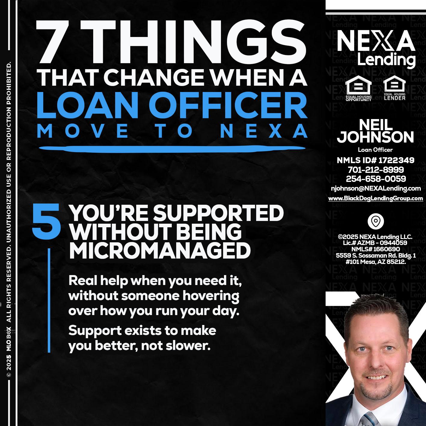 7 THINGS (5) - Neil Johnson -Branch Manager