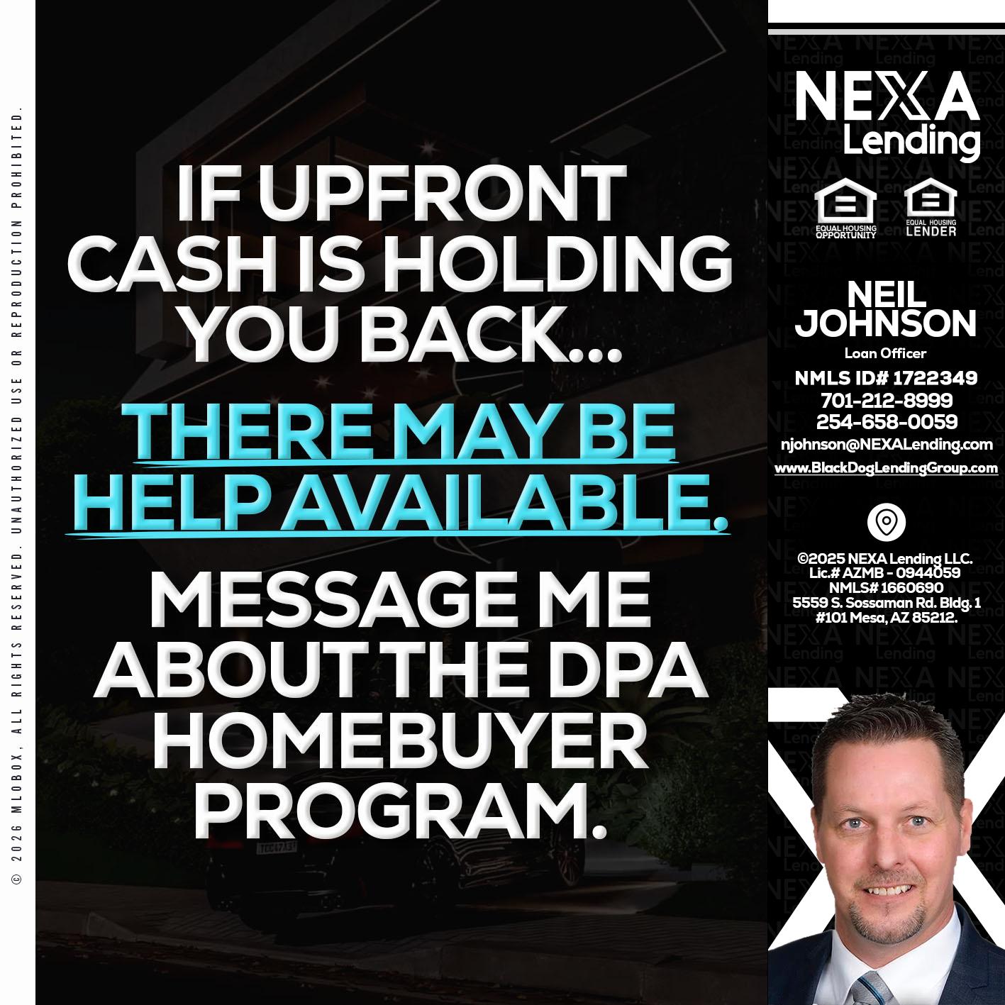 IF UPFRONT - Neil Johnson -Branch Manager