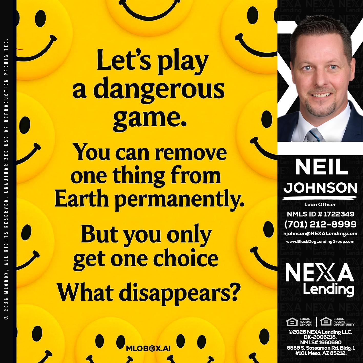 LETS PLAY - Neil Johnson -Branch Manager