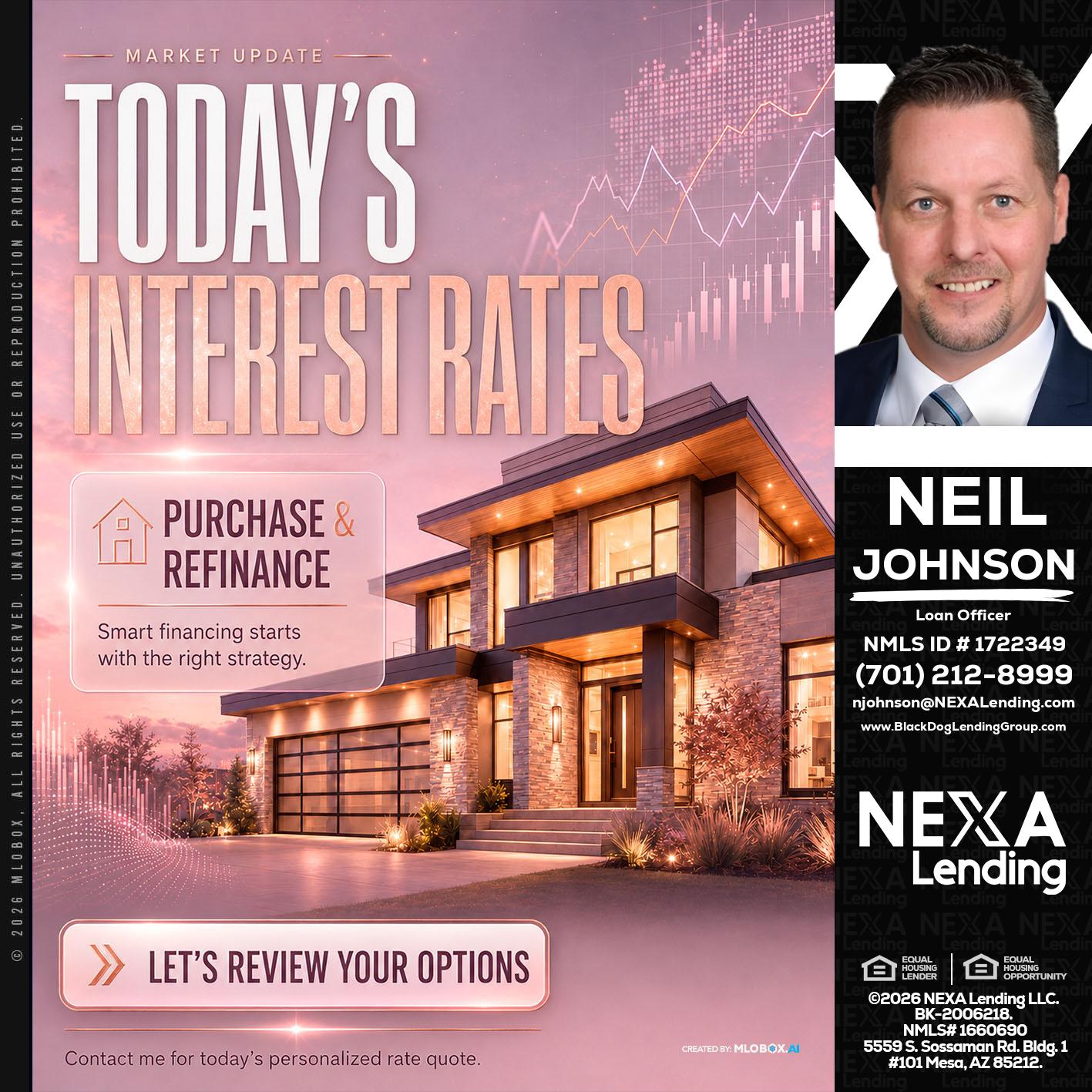 todays interest rates - Neil Johnson -Branch Manager