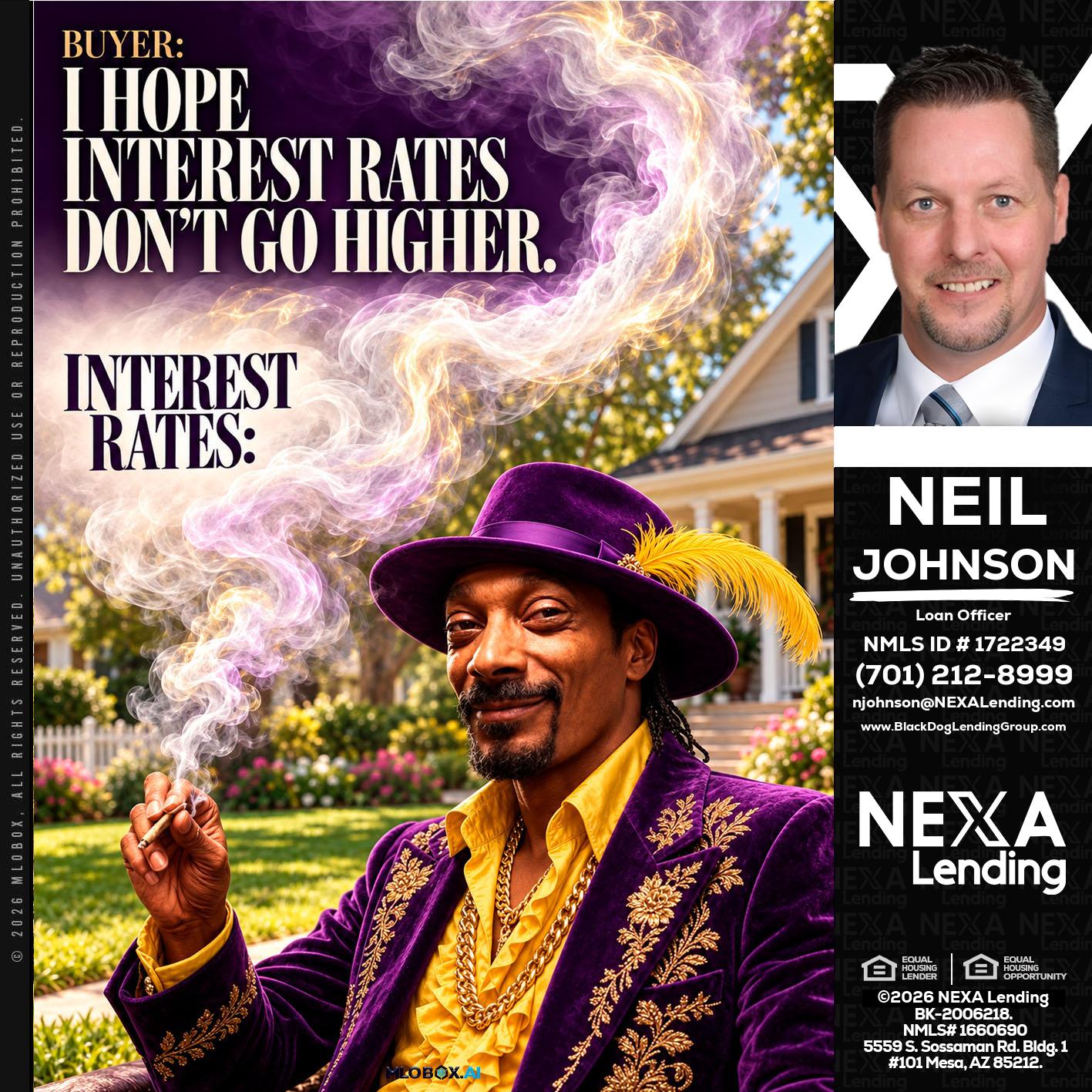 I HOPE RATES - Neil Johnson -Branch Manager